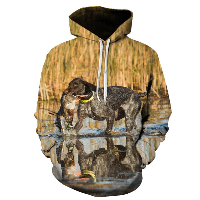 Digital Printing Men And Women Pullover Leisure