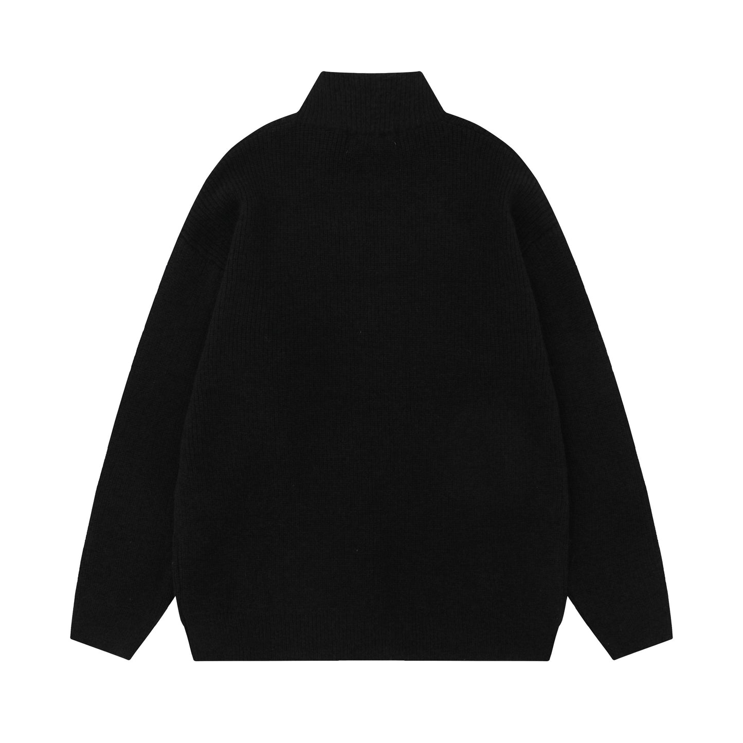 Men's Vintage XINGX Embroidered Stand Collar Sweater